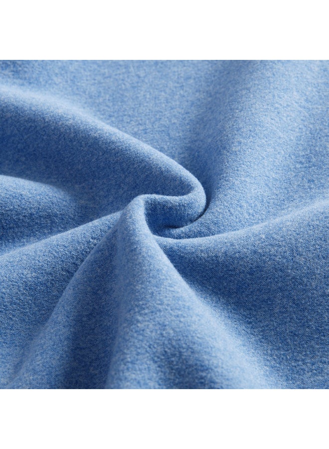 مجموعة ملابس داخلية حرارية بدون خياطة للأطفال مع جانب AB، ملابس وسراويل خريفية من الفرو المزدوج الجوانب لكل من الأولاد والبنات - Image 4