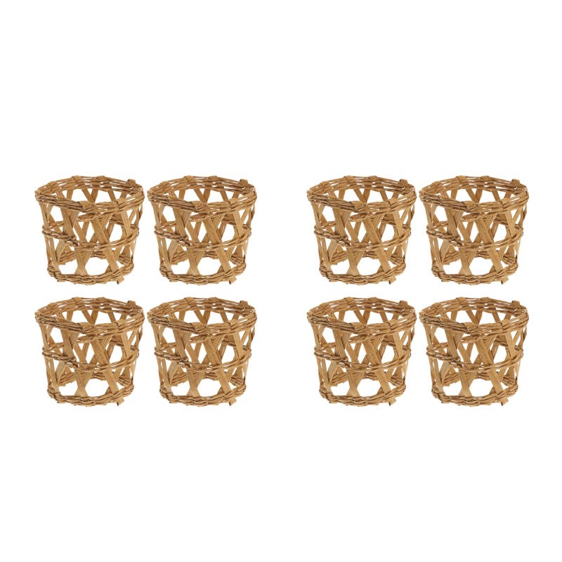 8 Pcs Woven Cup Sleeves Decorative Water Cup Sleeve Bottle Sleeve Drinking Cup Covers - Image 5
