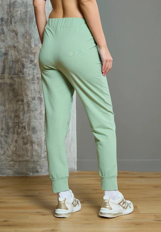 Thouq Tapered Hem Contrast Label Joggers
