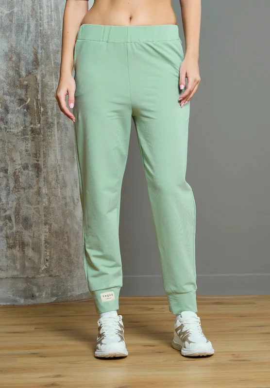 ذوق Tapered Hem Contrast Label Joggers