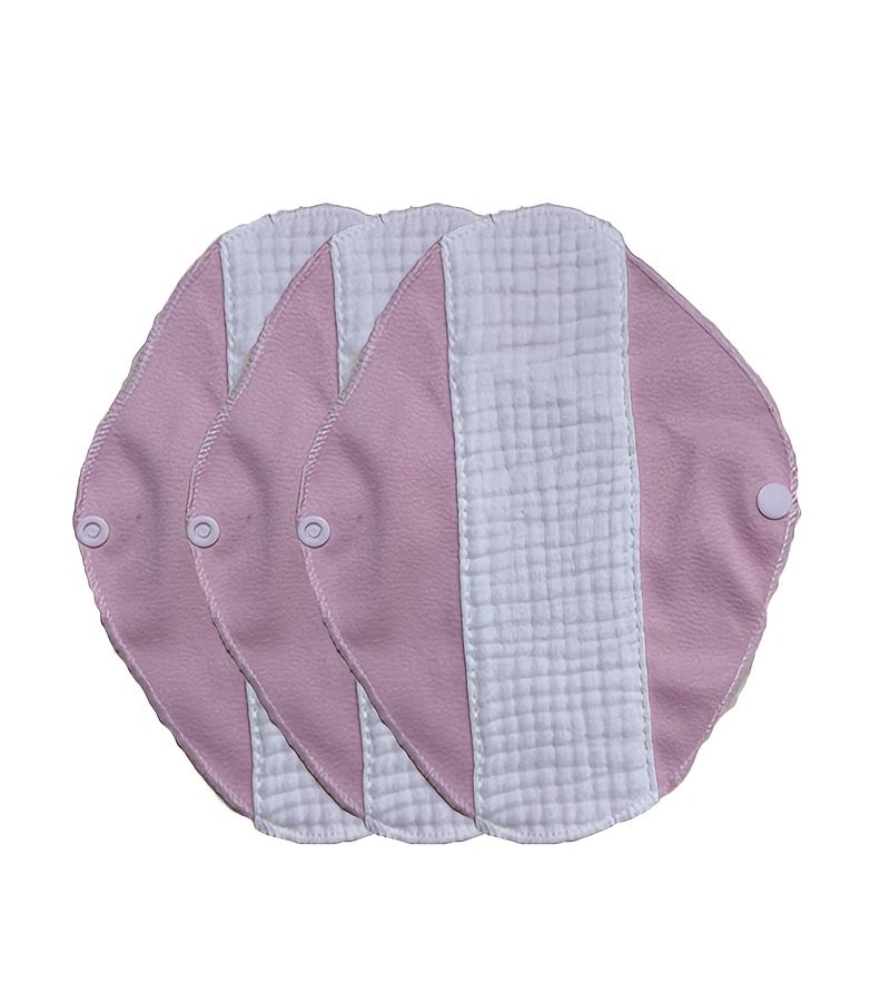 Pink Color 15pcs German Velvet Gauze Sanitary Pads - Image 4