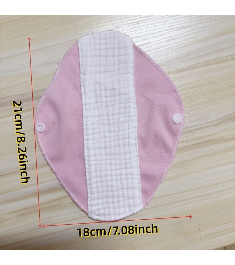 Pink Color 15pcs German Velvet Gauze Sanitary Pads - Image 3