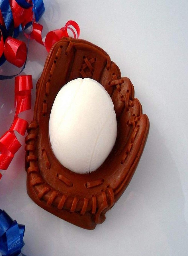 HiParty 2Pcs/Set Baseball Fondant Mold for Cake Cupcake Decorating, Baseball Softball Glove Silicone Chocolate Candy Sugar Paste Mold, Sport Themed Party Soap Favors - Image 5