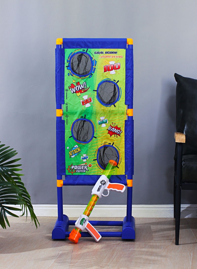 Shuer Children's Pneumatic Gun Mobile Shooting Toy Entertainment Shooting Game With Target - Image 3