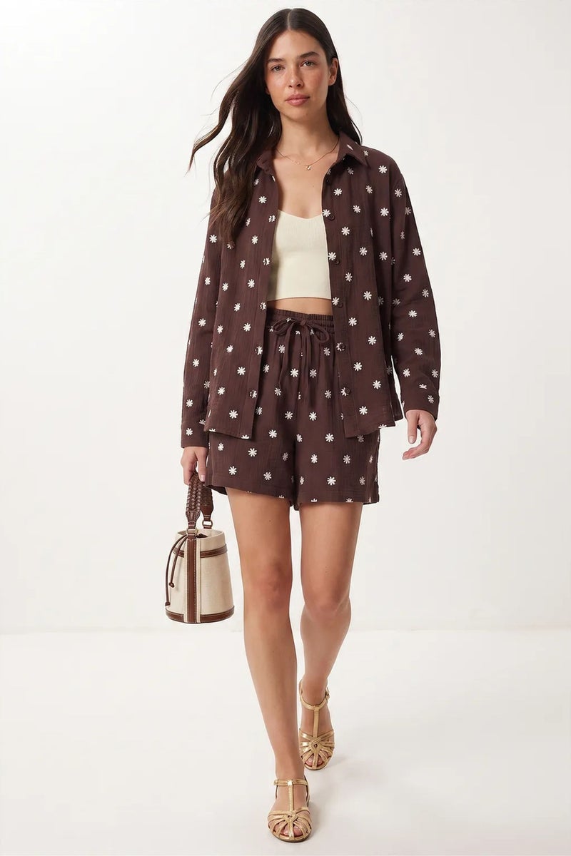 Happiness İstanbul ISTANBUL Cotton Two-Piece Coord Set - Image 2