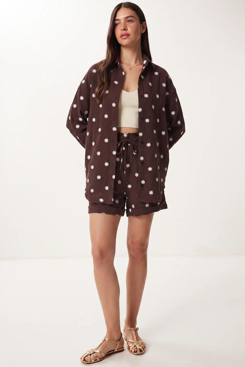 Happiness İstanbul ISTANBUL Cotton Two-Piece Coord Set - Image 3