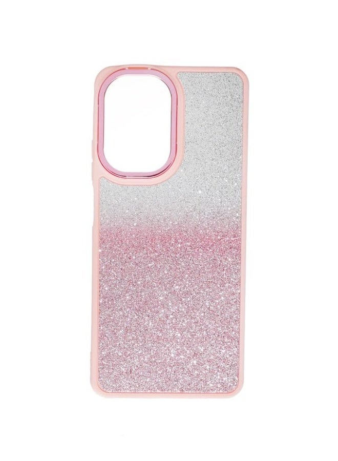 Glitter Plastic Back Cover For Realme C55, Multi Color - Image 1