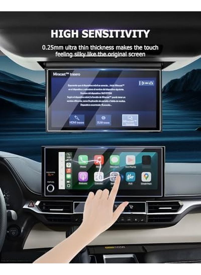 2025 2026 Toyota Sienna 12 3 Inch Climate Entertainment Screen Protector Tempered Glass - Image 5