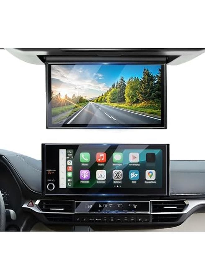 2025 2026 Toyota Sienna 12 3 Inch Climate Entertainment Screen Protector Tempered Glass - Image 1