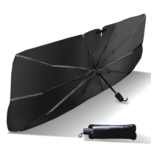 iWagon-Windshield Cover,Umbrella Car Windshield Sun Shade for Car Front Window,Sun Protection & Heat Insulation Foldable,Full Cover Sun Shade for Most Vehicles - Image 1