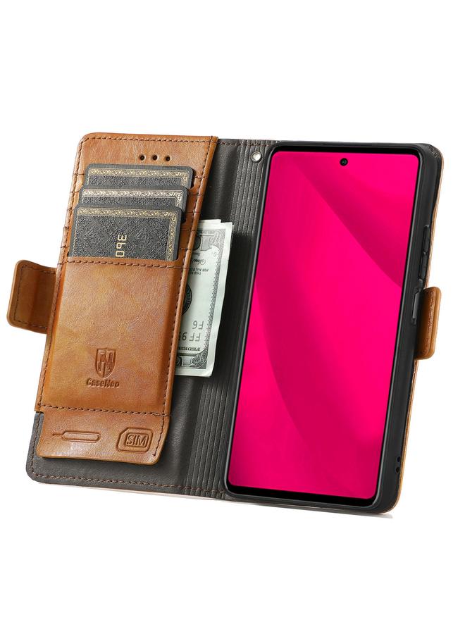 اس-توب جراب هاتف ذكي لهاتف Honor 200 من الجلد مع مشبك مغناطيسي مزدوج من Neo Splicing - Image 3