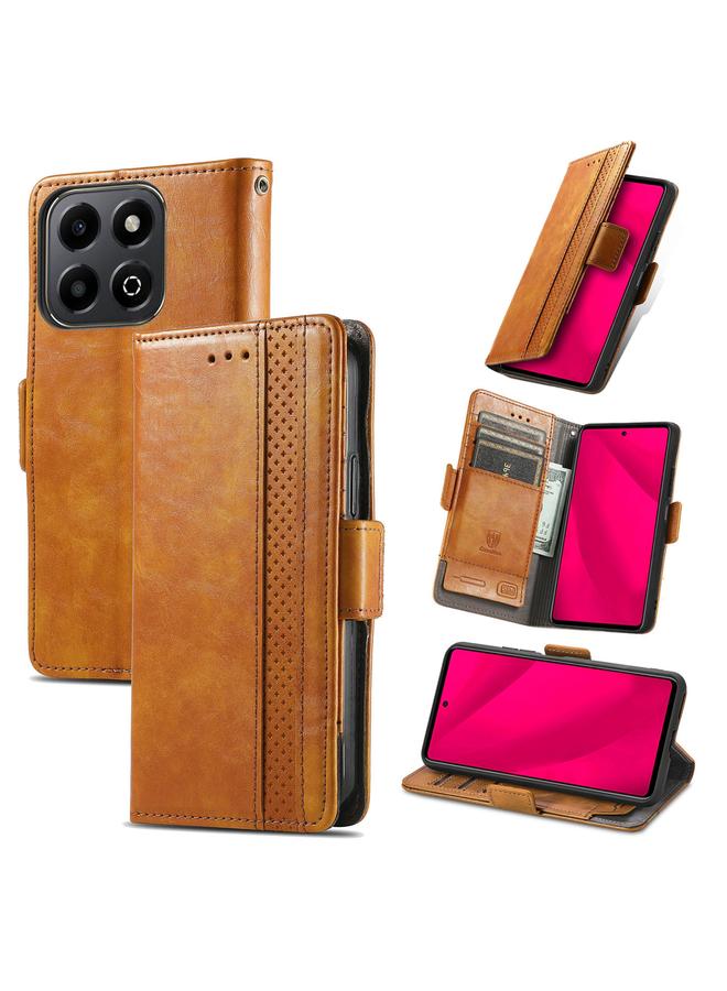 اس-توب جراب هاتف ذكي لهاتف Honor 200 من الجلد مع مشبك مغناطيسي مزدوج من Neo Splicing - Image 1