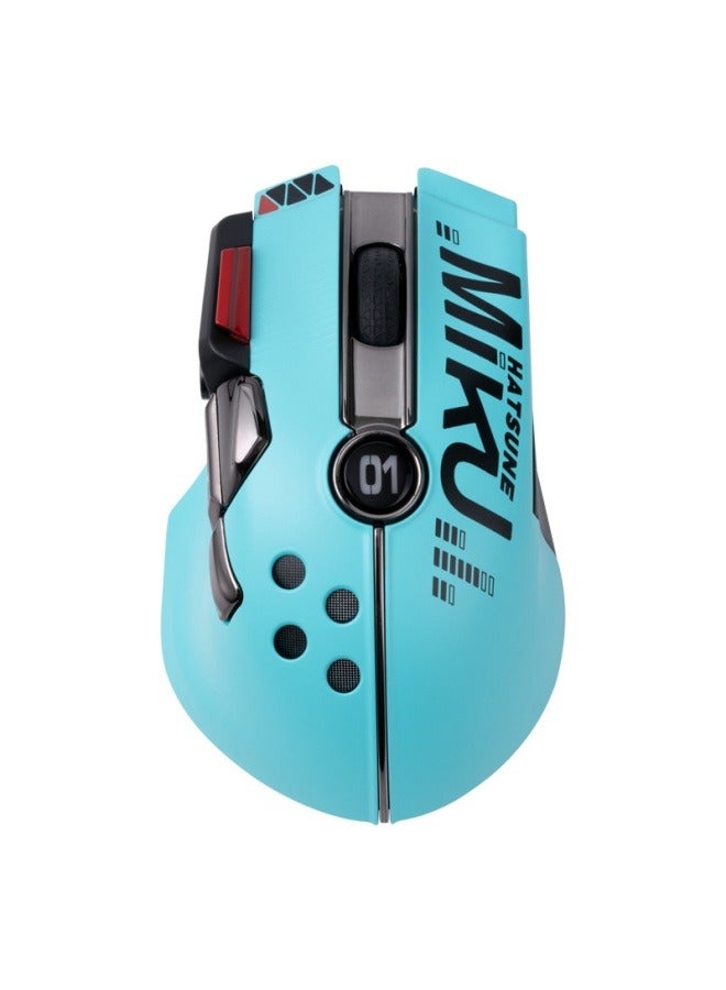general Hatsune Miku controls the rhythm of the dual-mode mouse, exclusive driver, wireless multi-function mouse - Image 1