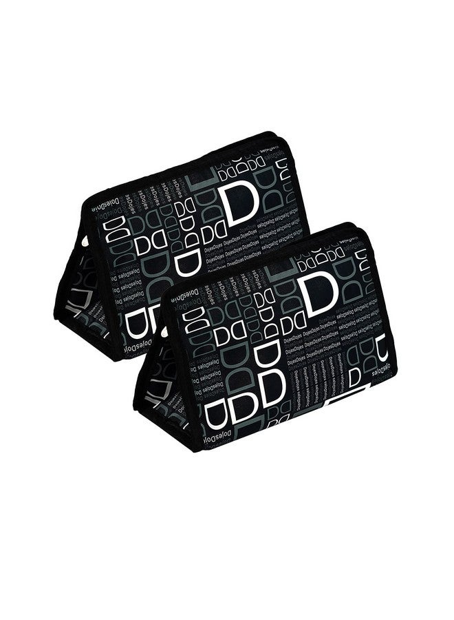 Pentbuns Pentbuns Set of 2 Multipurpose Transparent Travel Pouch Makeup Toiletry Kit Bag (with 2 Pockets Black D) - Image 1
