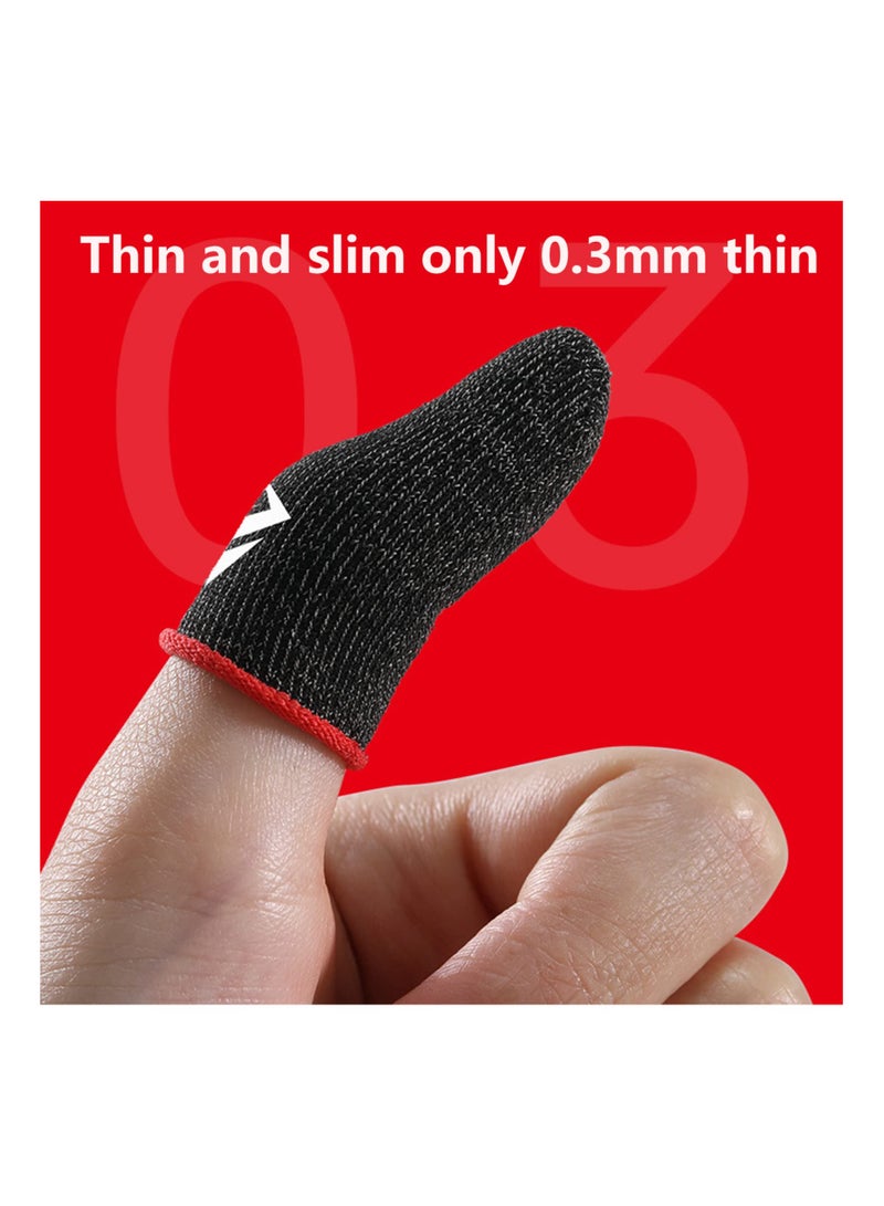 SYOSI 5 Pairs Mobile Game Controller Finger Sleeve Sets Anti-Sweat Breathable Full Touch Screen Sensitive Shoot Aim Joysticks Finger for PUBG - Image 3