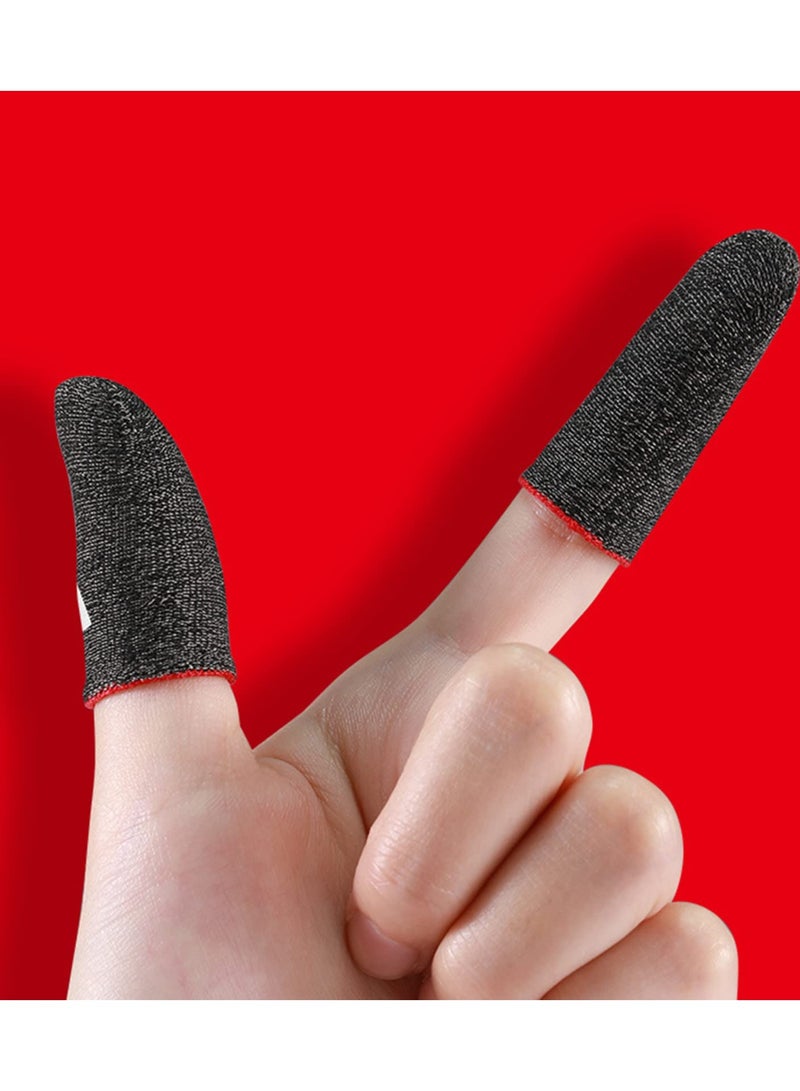 SYOSI 5 Pairs Mobile Game Controller Finger Sleeve Sets Anti-Sweat Breathable Full Touch Screen Sensitive Shoot Aim Joysticks Finger for PUBG - Image 2