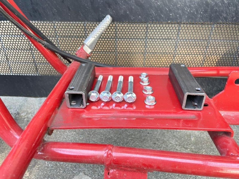 pinkhatcat 1" x 1" Square Tube for 4-7 HP Engines with 3-1/8" Center Spacing - Image 2
