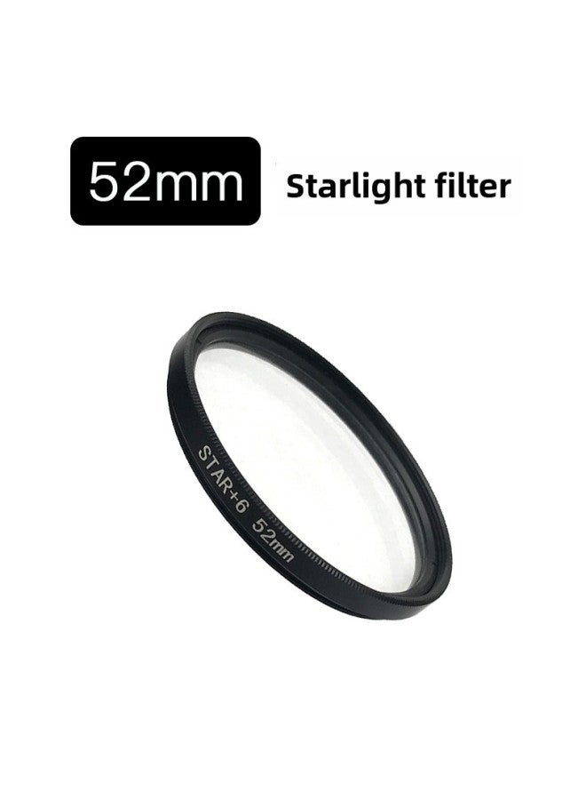 Spot Night View Diamond Jewelry Light Artifact 52mm Starlight Filter Starlight 468 Line-Color:52mm Starlight 4 Line - Image 1