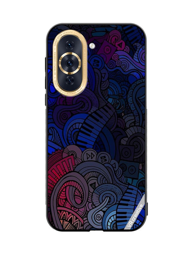 VR CREATIVE Protective Case Cover For Huawei Nova 10 Music Design Multicolour - Image 1
