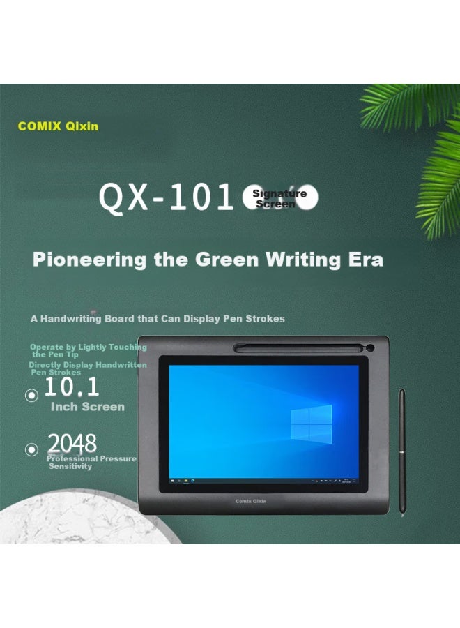 Comix Signature Screen Qx-101, 10.1-inch Screen, Original Signature Electronic Signature Writing Screen, Signature Pad, Handwriting Tablet, Supports Bs/cs Secondary Development, No Browser Limitations For Integration - Image 2