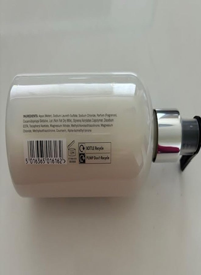 Scottish Fine Soaps Au Lait Bath & Shower Gel 300ml Pump Bottle - Image 3