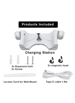 Charging Station For Oculus Quest 2 Usb Charging Dock Stand For Vr Headset High-Speed Charging Station Stand With Breathing Light For Quest 2 Handle Storage Dock - pzsku/ZAF7046785CFB64F15104Z/45/_/1681656650/8041becb-e828-4d6b-8181-95f6bfacce36