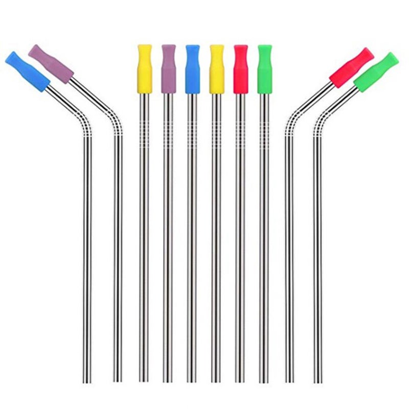 100 PCS Cover for Stainless Steel Multicolored Reusable Silicone Tips - Image 4