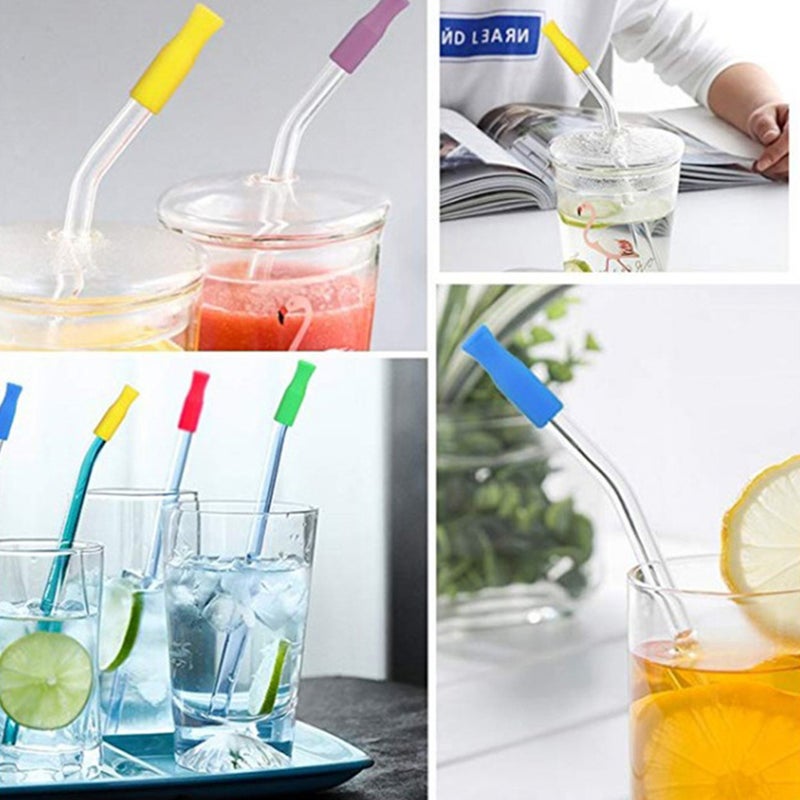 100 PCS Cover for Stainless Steel Multicolored Reusable Silicone Tips - Image 2
