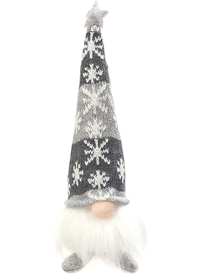 NIBEMINENT Decoration Plush Doll With LED Light Grey 23.00*6.00*6.50cm - Image 1