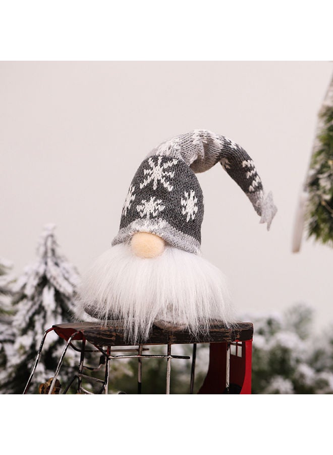 NIBEMINENT Decoration Plush Doll With LED Light Grey 23.00*6.00*6.50cm - Image 4