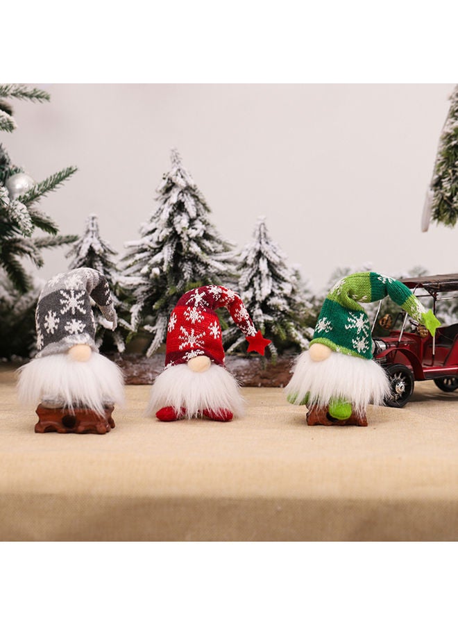 NIBEMINENT Decoration Plush Doll With LED Light Grey 23.00*6.00*6.50cm - Image 3