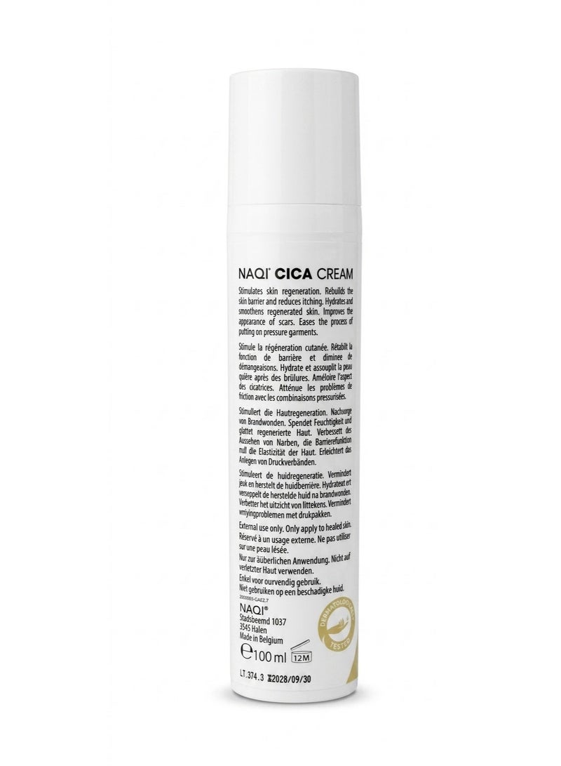 NAQI Cica Cream 100ml - Advanced Skin Regeneration & Scar Repair Treatment - Rebuilds Skin Barrier, Reduces Itching & Hydrates - Dermatologically Tested Intensive Recovery Formula, Post-Procedure & Burn Recovery Ointment - Soothing Moisturizer for Irritated Skin - Non-Greasy, Fast Absorbing Barrier Cream - Image 3