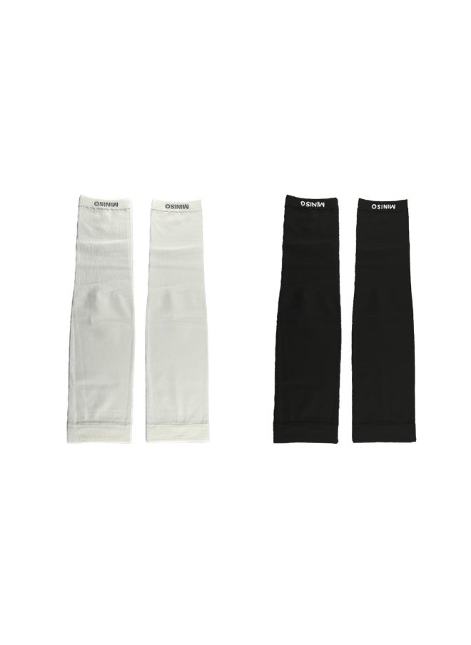Miniso MINISO Sun Protection Arm Sleeves (M) – Comfortable and Protective Arm Sleeves for Sun Protection and Outdoor Activities 