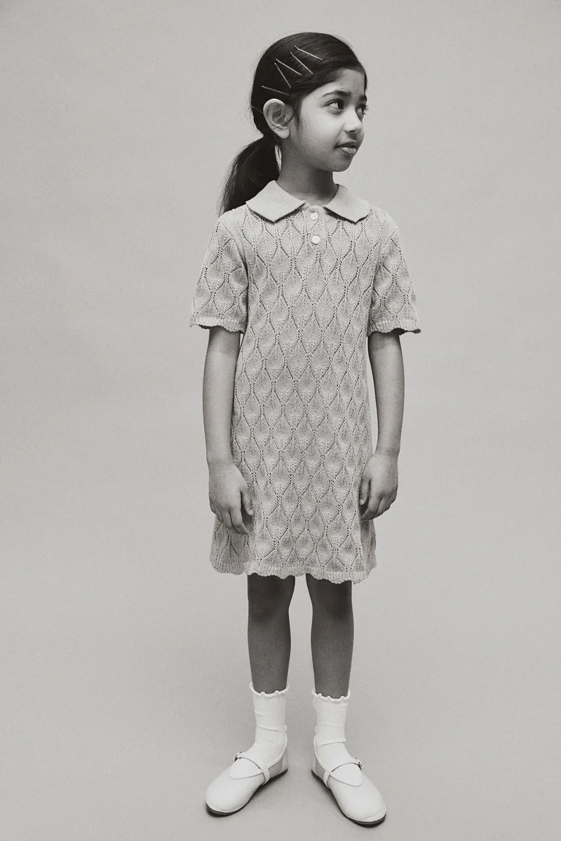 اتش اند ام Pointelle-knit dress