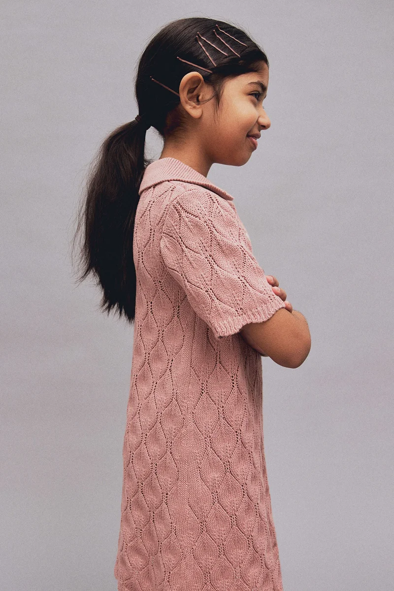 اتش اند ام Pointelle-knit dress