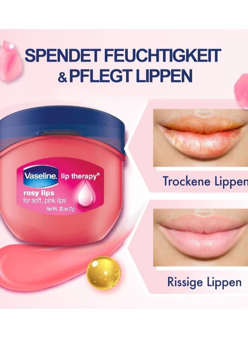 فازلين للعناية بالشفاه - شفاه وردية - 7 جم - Image 2
