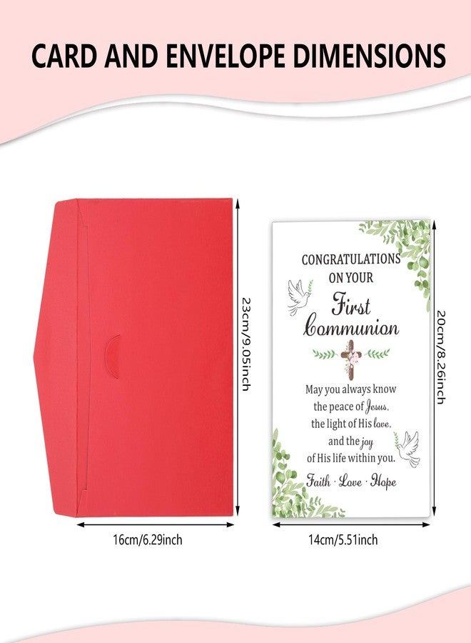Fleure Esme First Communion Gifts for Girls Boys Kids 2026 First Communin Card for Her Him 1st Communion Gifts for Christian Religious Bible Verse Gift for Women Men Baptism Catholic Confirmation Gift for Teen - Image 2