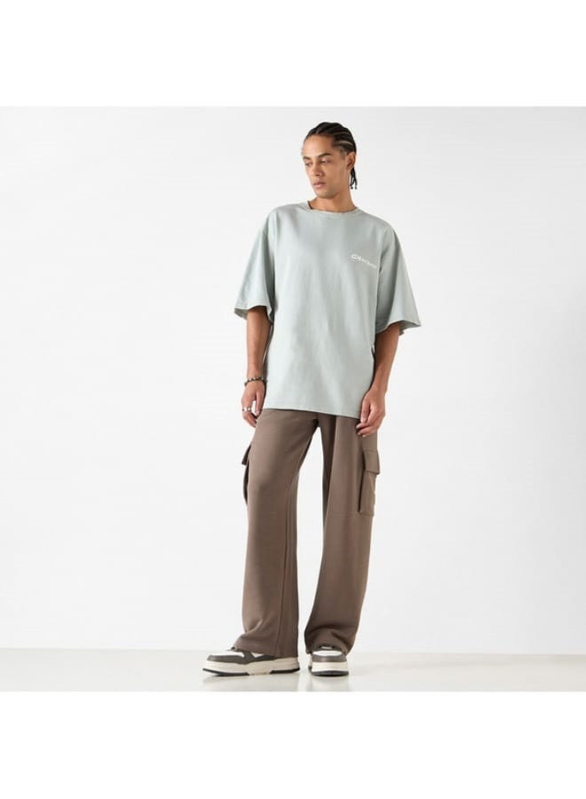 SP Characters Printed Crew Neck T-shirt with Short Sleeves - Image 4