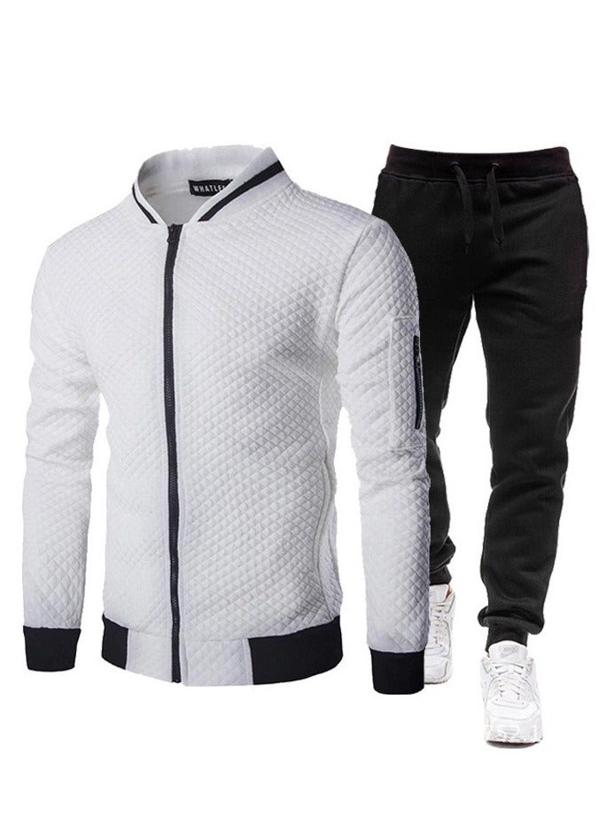 KUYING Men's Loose Sportswear And Sports Pants Two-Piece Set  - Image 1