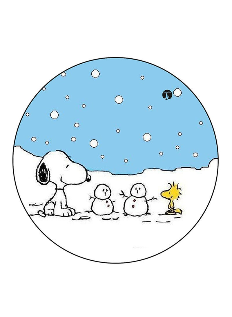 Snoopy Printed Mouse Pad  Multicolour