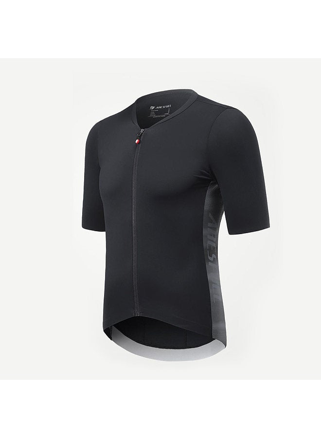 Generic Men's Cycle Jersey Road Bike Jersey Breathable Quick-Dry Bicycle Clothing Reflective Elastic Fabric Ideal for Spring-Summer Riding Bicycle Clothing Men  - Image 4