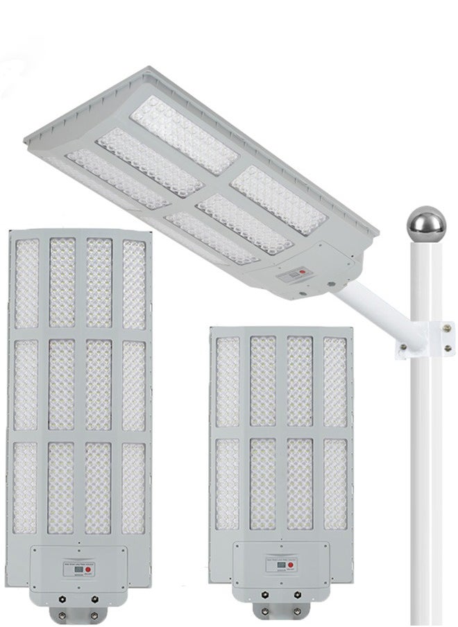 Sunbmebge 1200W Solar Street Lights Outdoor - Wide Angle Solar Lights Outdoor Dusk to Dawn, Commercial Parking Lot Light Motion Sensor with Remote Control, 1120 Pcs LED Light IP66 Waterproof  - Image 1