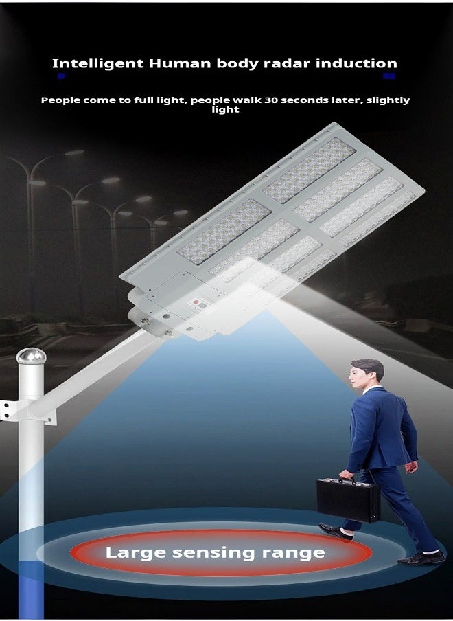 Sunbmebge 1200W Solar Street Lights Outdoor - Wide Angle Solar Lights Outdoor Dusk to Dawn, Commercial Parking Lot Light Motion Sensor with Remote Control, 1120 Pcs LED Light IP66 Waterproof  - Image 4