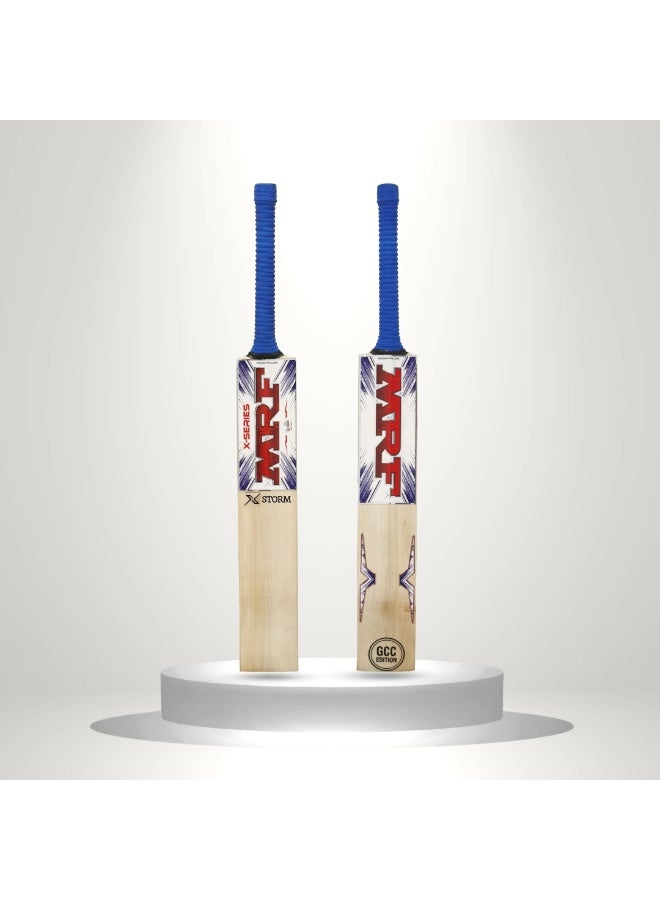 MRF Xstorm Kashmir Willow Cricket Bat - Junior Size 5 (Five) - Image 1