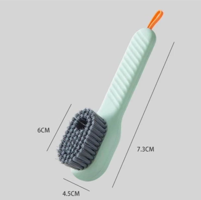 Neystore Multi-Functional, Liquid Chamber, Shoe Cleaning Brush, Soft Bristle Dirt, Clothes Stain Removal Brush, Multi-Purpose Brush