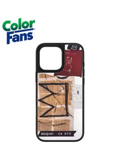 Reflective Mirror with Artistic Graffiti Design