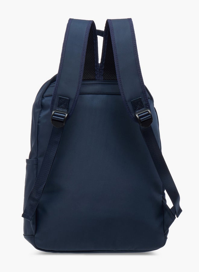 Lee Cooper Solid School Backpack with Adjustable Straps and Zip Closure - 30x14x40 cm  - Image 4