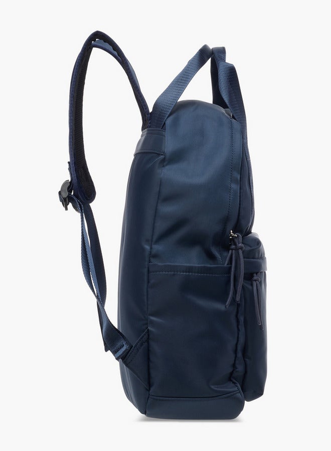Lee Cooper Solid School Backpack with Adjustable Straps and Zip Closure - 30x14x40 cm  - Image 3