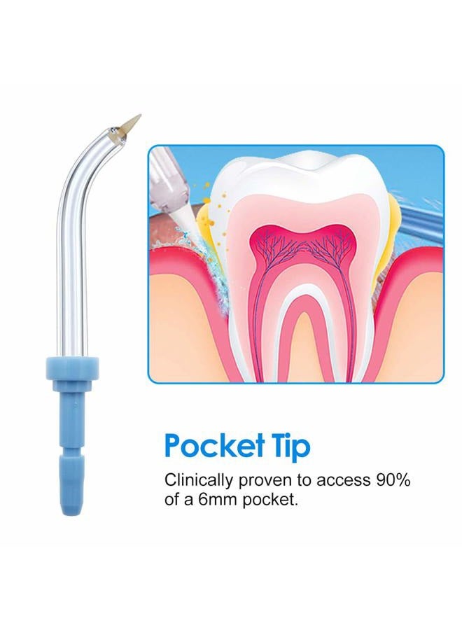 Ronsit Replacement Periodontal/Pocket Tips Compatible with Waterpik Water Flossers and Other Brand Oral Irrigators (4-pack) - Image 2