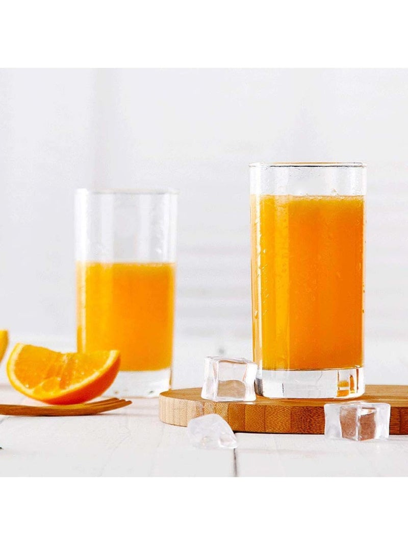 Somil Clear Elegance Timeless Glass Designs for Every Occasion 300 ml Capacity Pack of 2 Size 14 X 6 X 6 Cm - Image 1